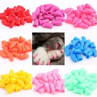 20 grains fashion rubber pet toy anti scratch and scratch prevention of pet nail sleeve for dogs cats pet supplies accessories