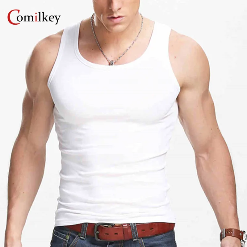 Мужская футболка майка с круглым вырезом футболки для бодибилдинга без рукавов