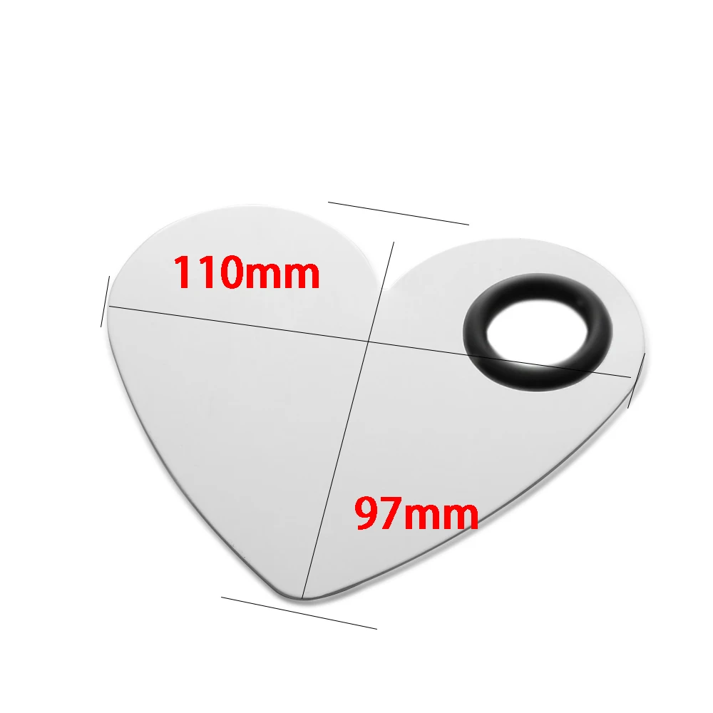 1 Набор модная DIY палитра из нержавеющей стали в форме сердца для дизайна