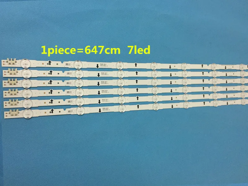 647 мм светодиодный Подсветка лампы Газа 7 s для samsung 32 дюймов ТВ 2014SVS32HD D4GE-320DC0-R3
