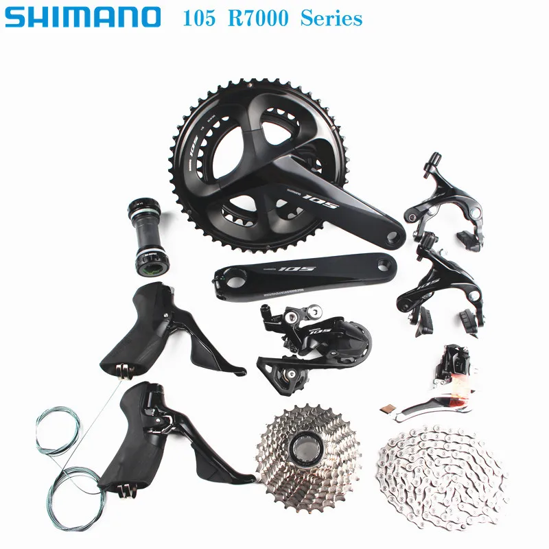Кассета SHIMANO HG601 для шоссейного велосипеда 11 скоростей 105 R7000|Шатун и передняя