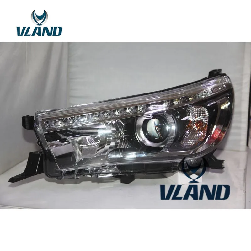 VLAND фабрика для автомобиля фара для Revo светодиодный фар Vigo Hilux светодиодный головного света с дневной свет H7 ксеноновая лампа