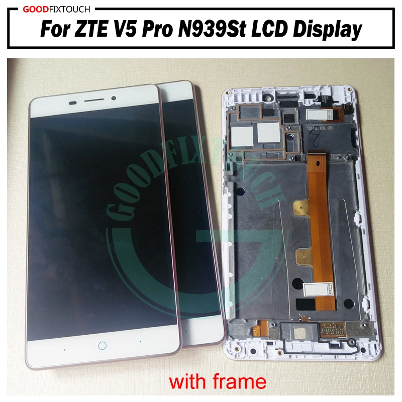 ТЕСТ ОК для zte V5 Pro N939St ЖК-дисплей ЖК-экран+ сенсорный дигитайзер в сборе с рамкой