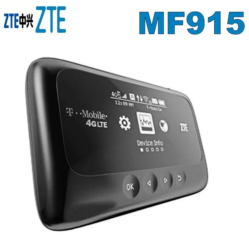Разблокированный ZTE MF915 Z915 4G Мобильный широкополосный маршрутизатор Wi Fi PK E5771 MF90