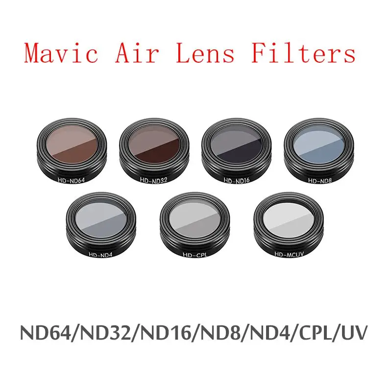 Mavic Air фильтр нити UV/ND4/ND8/ND16/ND32/CPL набор фильтров для объектива DJI Φ Сверхлегкий