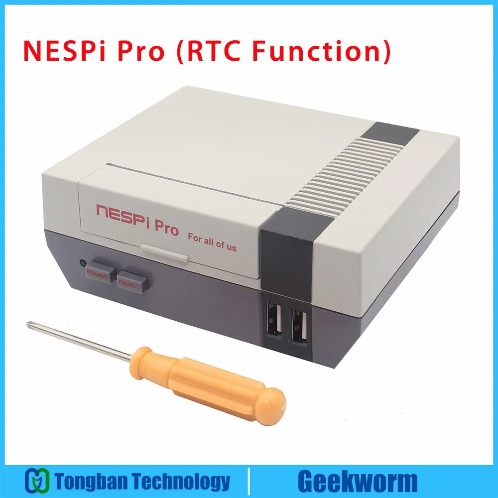 Новый чехол NESPi Pro с RTC Raspberry Pi 3 B + (Plus) NES FS Стиль Чехол | корпус совместимый w/Raspberry Model