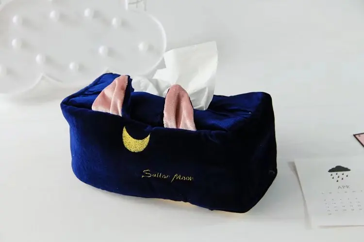 IVYYE Sailor Moon Cat Аниме, плюшевая ткани Коробки дома Бумага крышка украшения салфетка с героями мультфильмов держатель Автомобильный карман коробка унисекс для девочек; Новинка