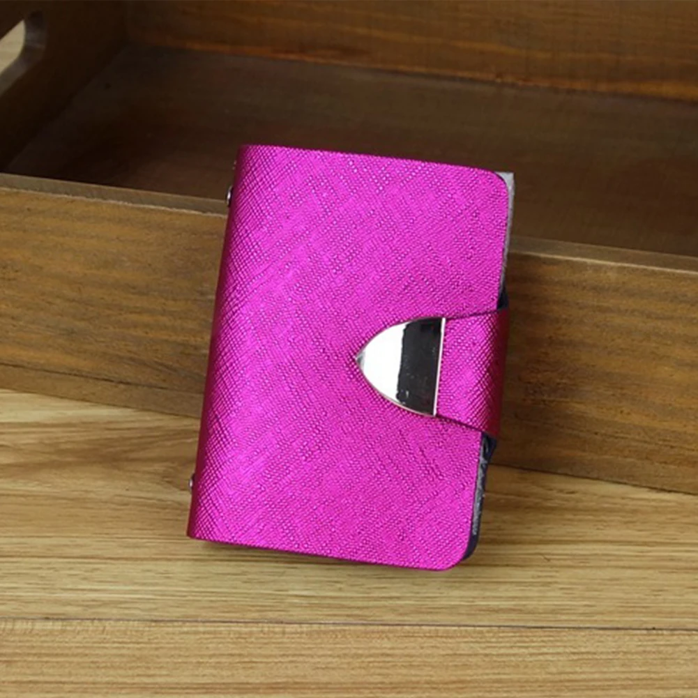 Модные 26 бит полезные Бизнес кредитной держатель для карт из искусственной кожи