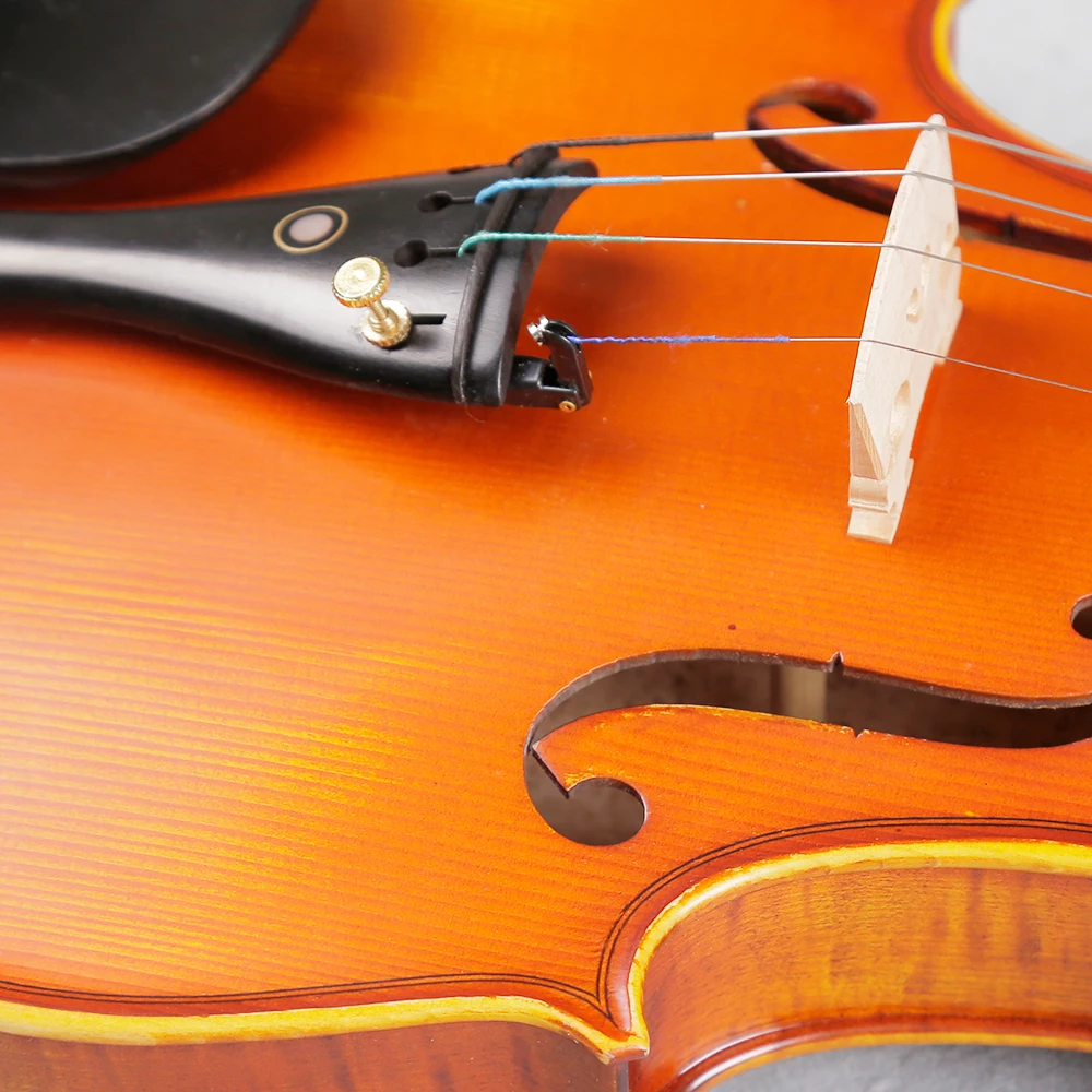 Матовая скрипка 4/4 натуральная полоска кленовый мастер ручная работа