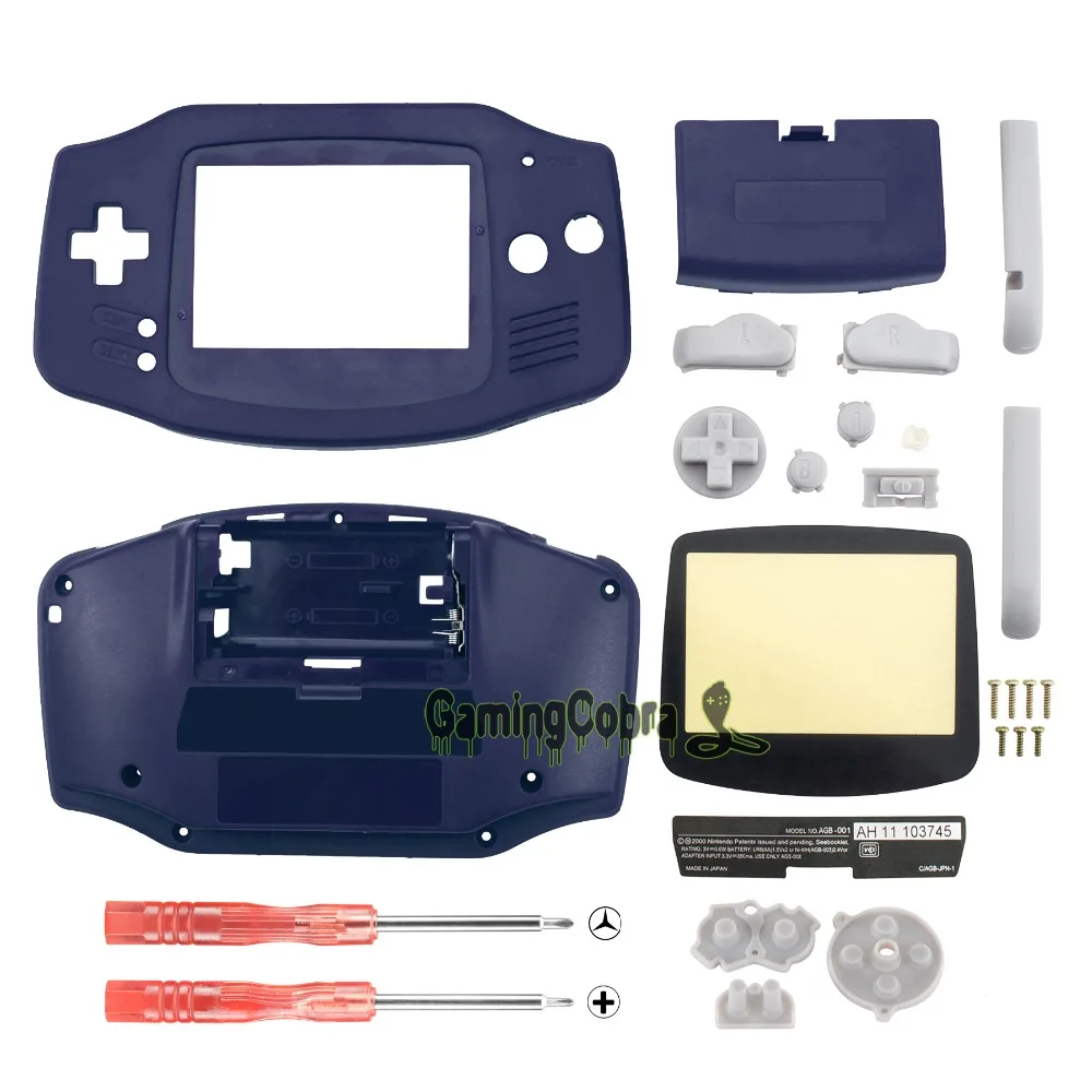 

Супер Синий Твердый корпус с кнопками и объективом экрана для Gameboy Advance