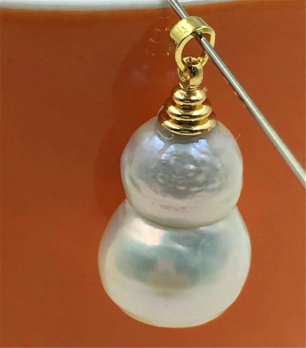 Подвеска из жемчуга 13 18 мм ручной работы огромный классический кулон в форме