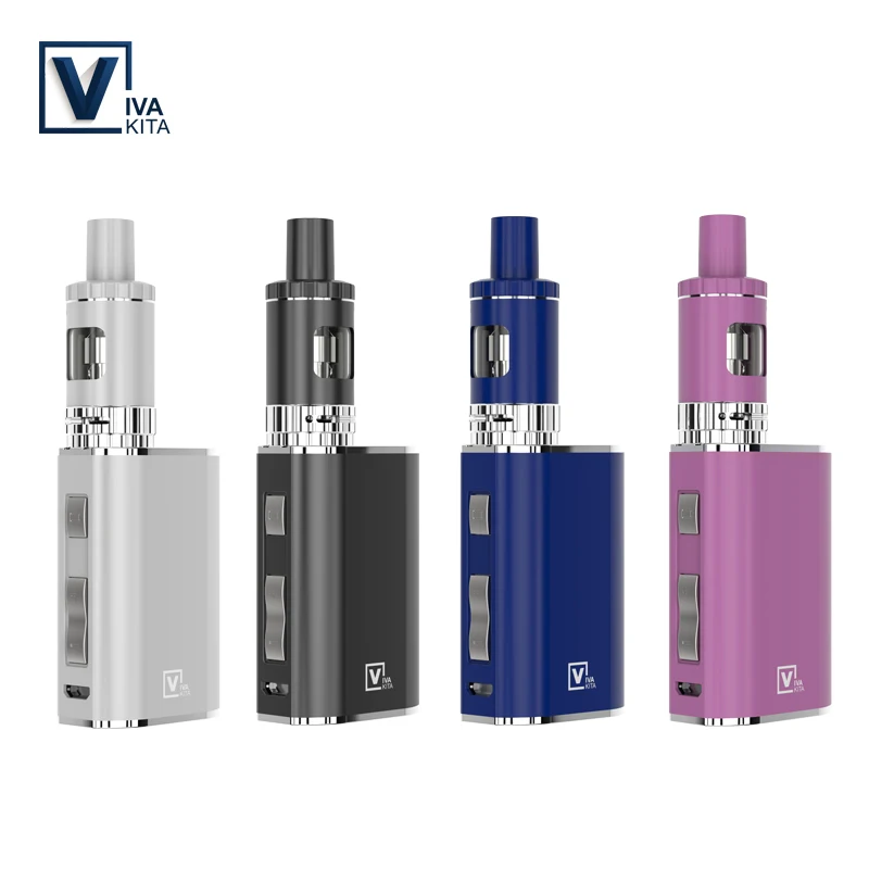 1 электронная сигарета Vivakita Move Basic 50 Вт Набор 2 0 мл vape Kit vw mod Встроенный 1100 мАч