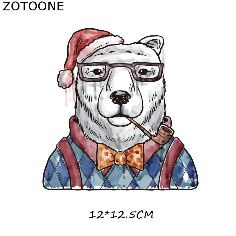 Нашивки ZOTOONE с мультяшными животными аппликация Череп термоклейкие нашивки для
