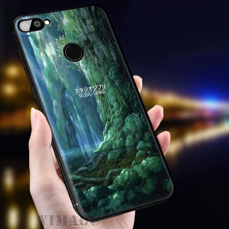 YIMAOC Studio Ghibli Аниме мягкий чехол для huawei mate 20 10 P30 P20 Pro P10 P9 P Smart Z 2019 и Nova 3 3i Lite |