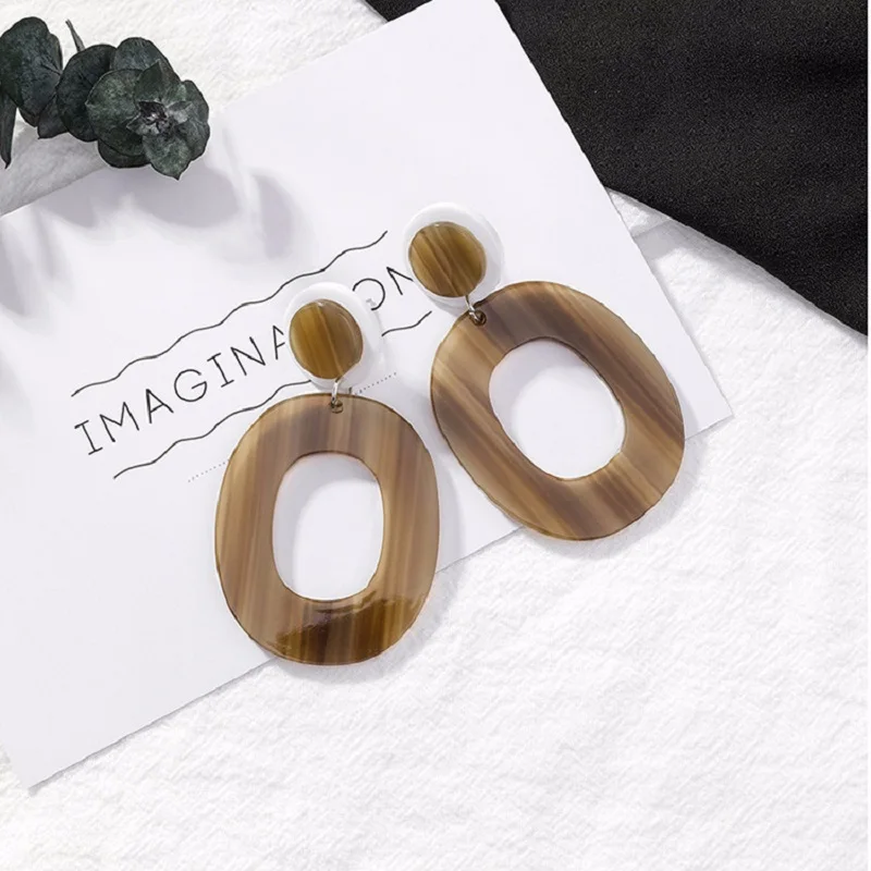 Лучшая Леди Мода ZA серьги из сплава в форме листка для женщин Свадебные украшения