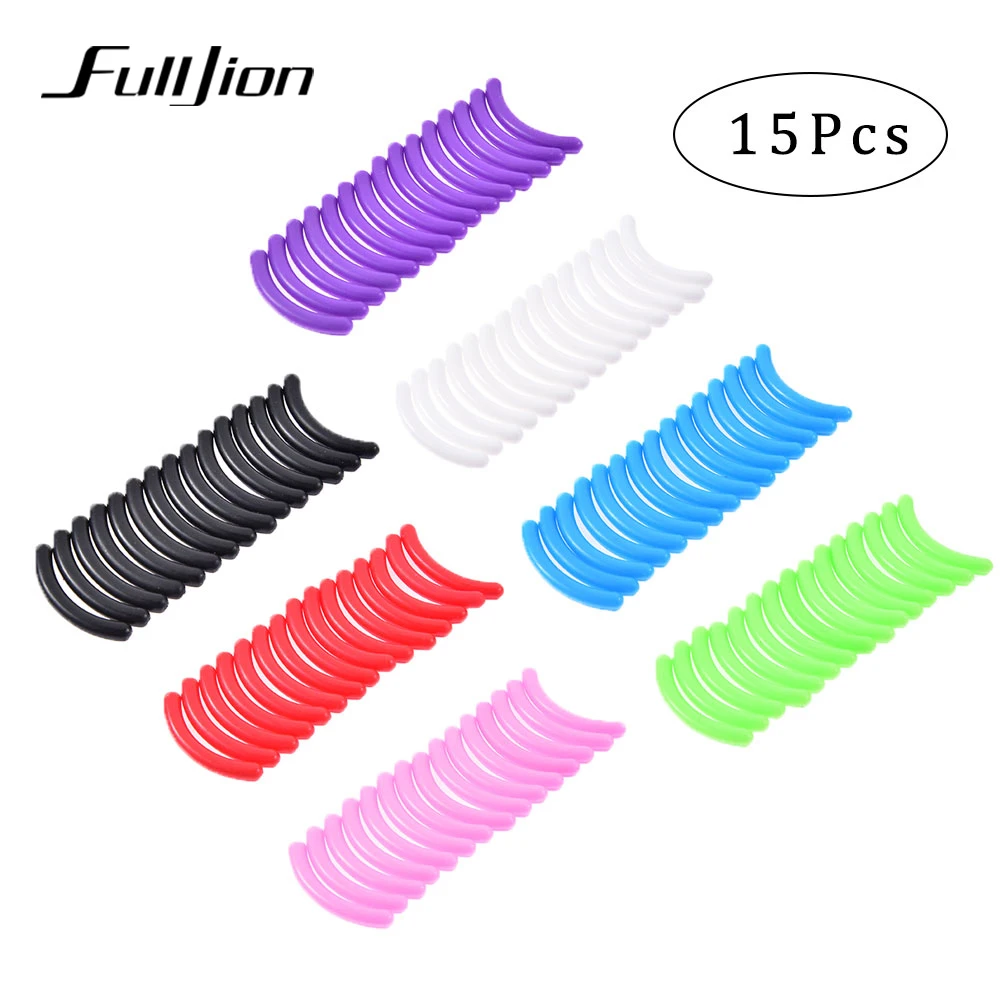 Fulljion 15 шт./компл. щипцы для завивки ресниц резиновые накладки Универсальные