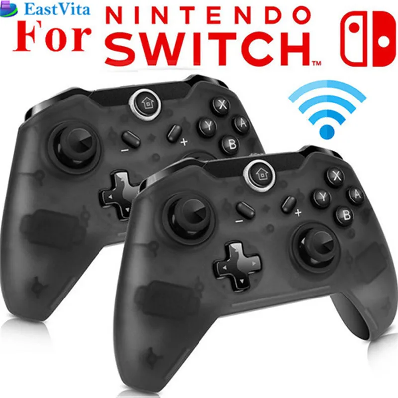 

EastVita 1pc/2pcsBluetooth Wireless Pro Controller Gamepad Joypad Remote forNintendSwitch Console PC Gamepad Joystick type-c r25