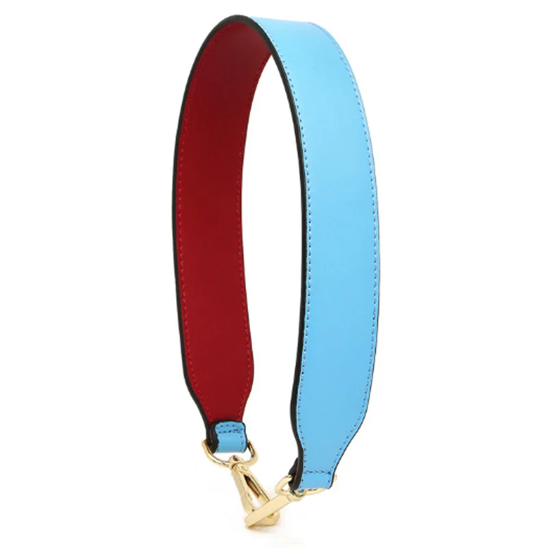 7 Sky blue wine red Сумка на ремне, наплечный ремень для сумок, женский короткий ремень для сумки, сменные ремешки, широкий Леопардовый snakeksin trakolla per borsa - Цвет: 7 Sky blue wine red
