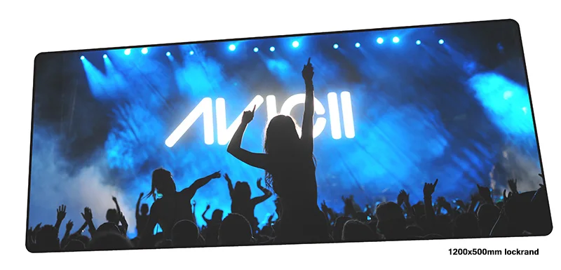 Avicii коврик для мыши с изображением Size1200x500mm Лидер продаж игровой геймер High end game