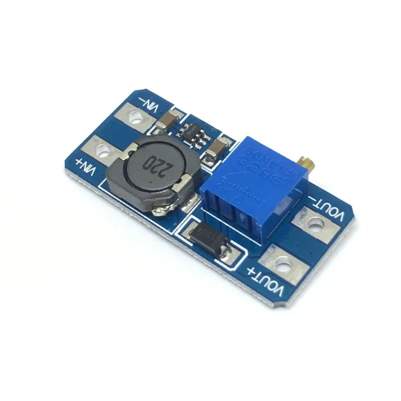 MT3608 DC повышающий усилитель конвертера блок питания адаптер Выход 2A 28V повышающая
