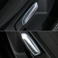 abs for golf 7 2014 2015 2016 2017 2018 accessories car seat adjustment knob button switch cover trim 2pcs