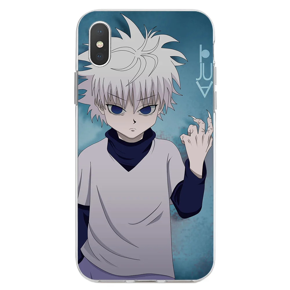 IYICAO киллуа золдик Охотник x Охотник Мягкий силиконовый чехол для iPhone X XR XS MAX 6 6s 7 8 Plus x 5 5S SE TPU чехол - Цвет: 4