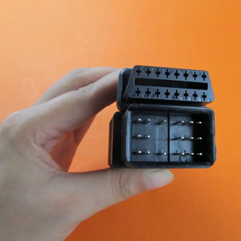 

Лучшее качество OBD 16Pin Женский к T-oyota 17Pin OBD II диагностический инструмент адаптер конвертер кабель