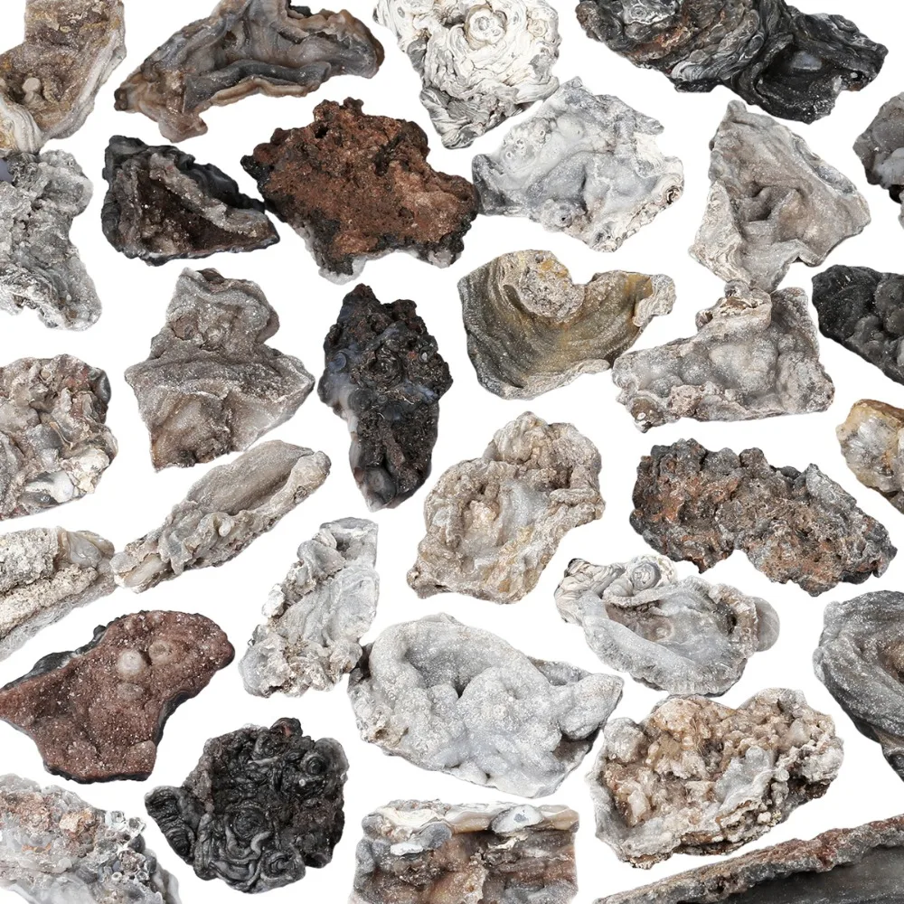 TUMBEELLUWA Натуральный Необработанный Druzy Geode бисер из драгоценного камня кластер драгоценный камень минеральный фильтр для очистки воды неправильный образец украшения дома(30 г-70 г