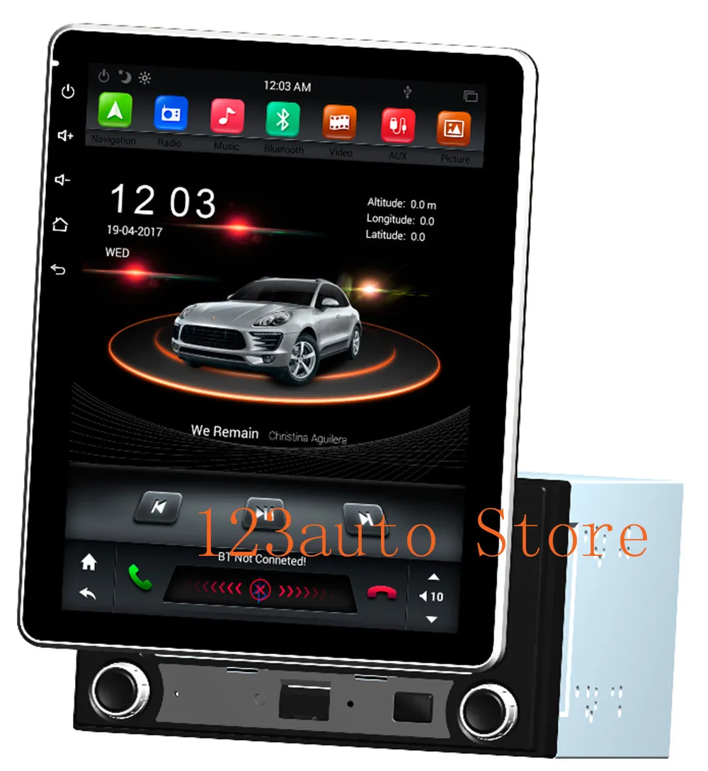 9 7 дюймов вертикальный Tesla стиль Android 1 автомобильный DVD gps плеер navi универсальное