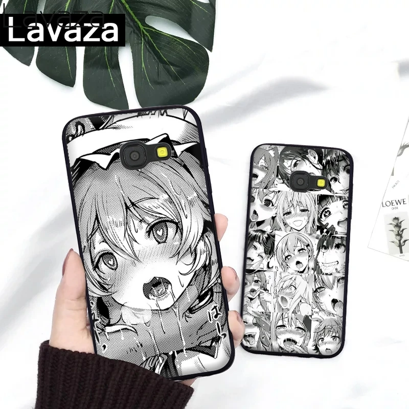 Lavaza аниме девочка мультфильм Япония лица Силиконовый чехол для samsung A3 A5 A6 плюс A7 A8 A9 A10 A30 A40 A50 A70 J6