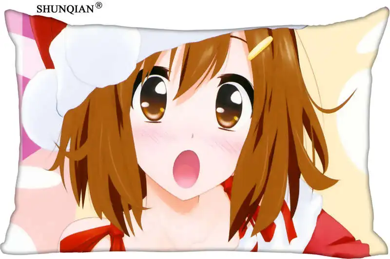 

Hot Nice Christmas Girl Anime Rectangle Pillowcase zipper Wedding Custom Pillow Case For Bedroom Pillow Cover 612