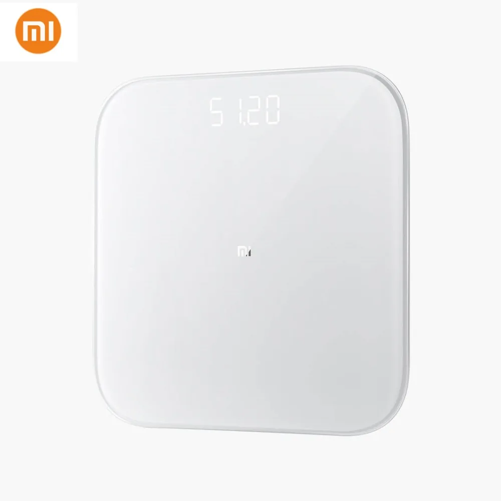 Смарт-весы Xiaomi Bluetooth 5 0 Mi Smart со светодиодным экраном весы для здоровья цифровые с
