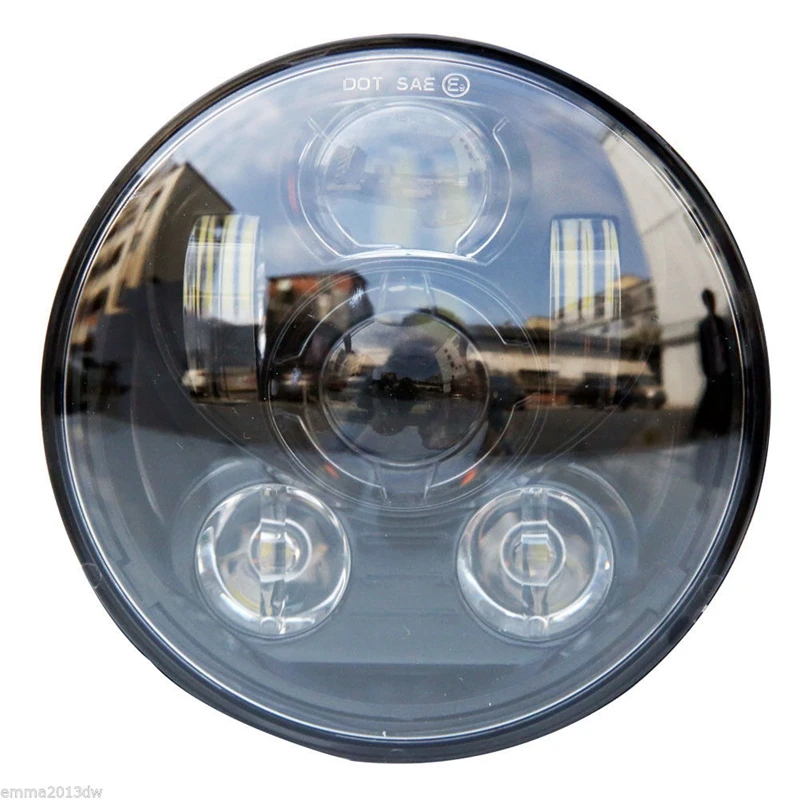 Хром 7 &quotкруглый для Harley светодиодная двигателя фар мотоциклов Харли стрит Glide FLHX
