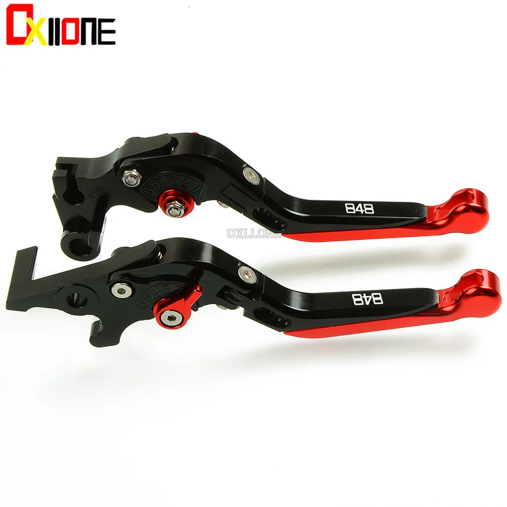 Для Ducati 848 /EVO 2007 2008 2009 2010 2012 2013 CNC мотоциклетные регулируемые складные выдвижные
