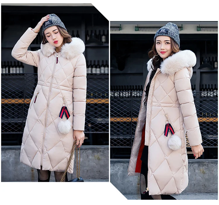 OL пальто с капюшоном теплое chaqueta inviernocon capucha mujeres женские зимние парки длинный