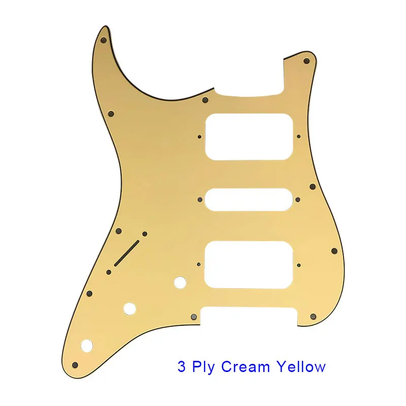 Аксессуары для гитары Pleroo Левши крыльев Stratocaster HSH ST гитара с 11 винтами отверстие