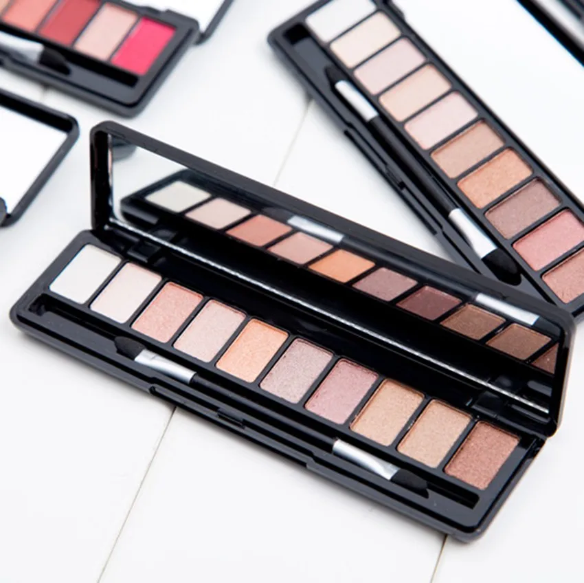 LAMEILA бренд Make Up 10 теплых цветов матовые тени для век Палетка теней оттенков в