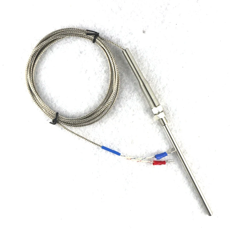 0 400 C K Тип зонда термопары 100 мм датчик с кабелем 1 8 м температуры|sensor solar|thermocouple