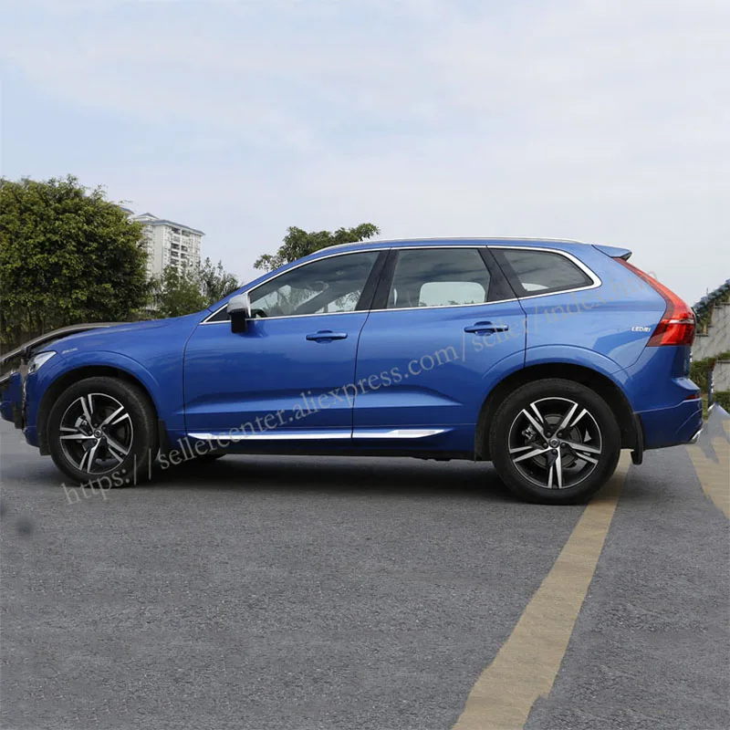 4 шт. для Volvo XC60 2018 новый серебристый Стайлинг автомобиля ABS хром наружная дверь