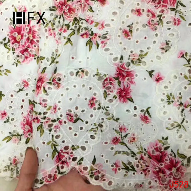 HFX Высококачественная швейцарская вуаль кружева в швейцарской африканская сухая хлопковая кружевная ткань синий нигерийский человек вуаль кружева Y528