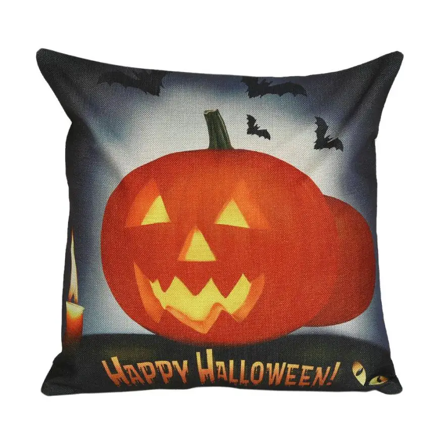 Наволочки для подушки Happy Halloween 45 см * наволочки дивана домашнего декора Прямая