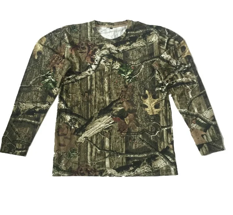 Shirt Бионический Камуфляжный костюм, снайперская рыба, охотничья одежда, рубашка, штаны, шляпа, весна-осень, охотничий костюм, Тактическая Военная форма - Цвет: Shirt