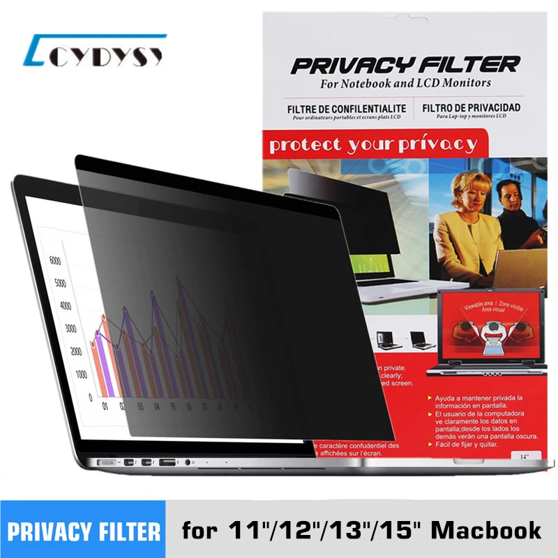 3PCS/lot 23 inch Privacy Filter LCD Screen Protective film for 16:9 Widescreen Computer (509mm*286mm) | Компьютеры и офис