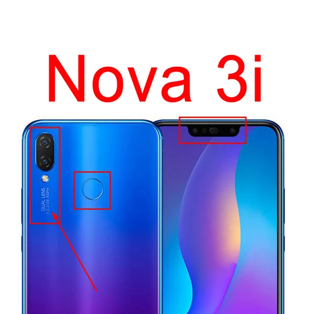 Чехол для huawei nova 3 из закаленного стекла для huawei nova 5i 4 3i 3 2i 2 Lite Plus glas nova 2i nova 3 i nova 3i Защитная пленка для экрана - Цвет: Nova 3i