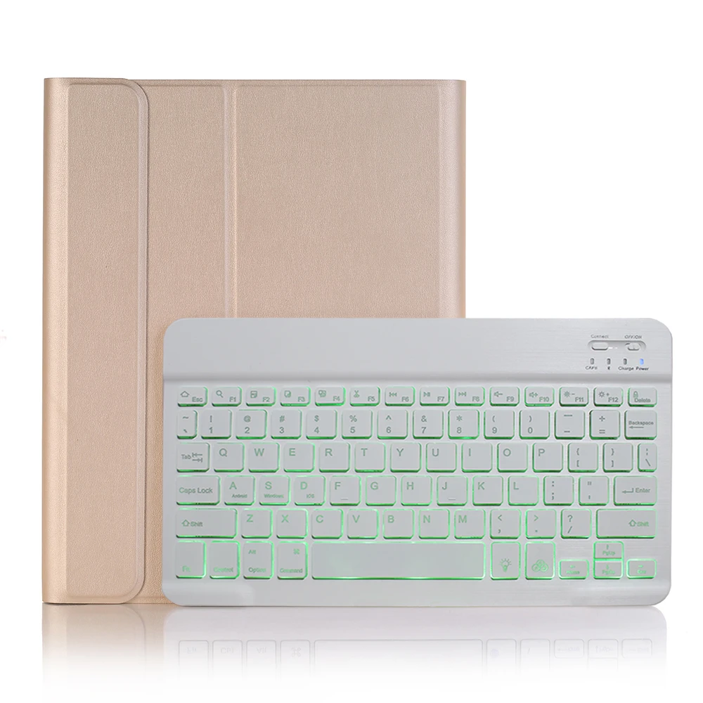 Bluetooth-клавиатура с подсветкой Чехол для iPad 9,7 чехол с карандашом для iPad Air 1 2 5th 6th Generation Pro 9,7 чехол