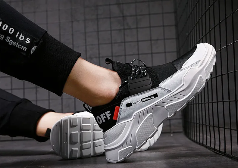 Новинка; весенние кроссовки на толстой подошве; мужские кроссовки для бега с лезвием; светильник; дышащая уличная прогулочная спортивная обувь; мужские кроссовки для спортзала