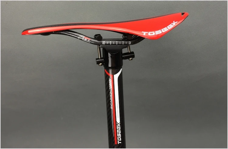 

TOSEEK Full Carbon Fiber Bicycle Seatpost MTB Mountain Road Bike Cycling seat tube Bicycle Parts 27.2/30.8/31.6*350/400MM