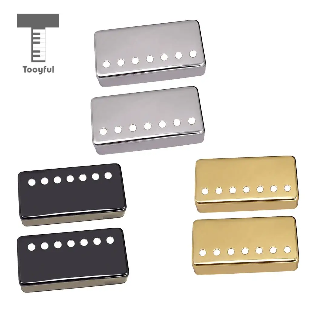 

2pcs Brass Humbucker Pickup Covers for 7 String Electric Guitar Parts