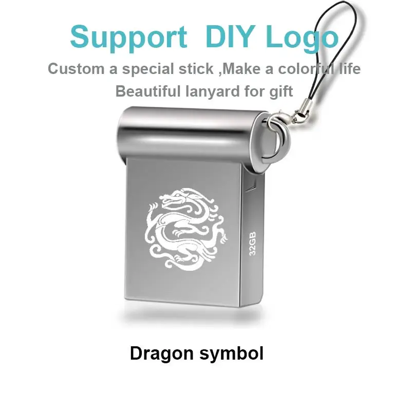 Ingelon супер мини металлический usb флэш накопитель 64 ГБ 32 16 8 портативный DIY карта