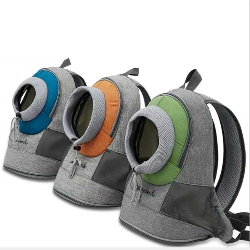 

Venxuis Outdoor Portable Pet Carrier Bag Travel Pet Dog Carrier Bag Ramie Pet Shoulder Bags Head Dog Front Bag Backpack